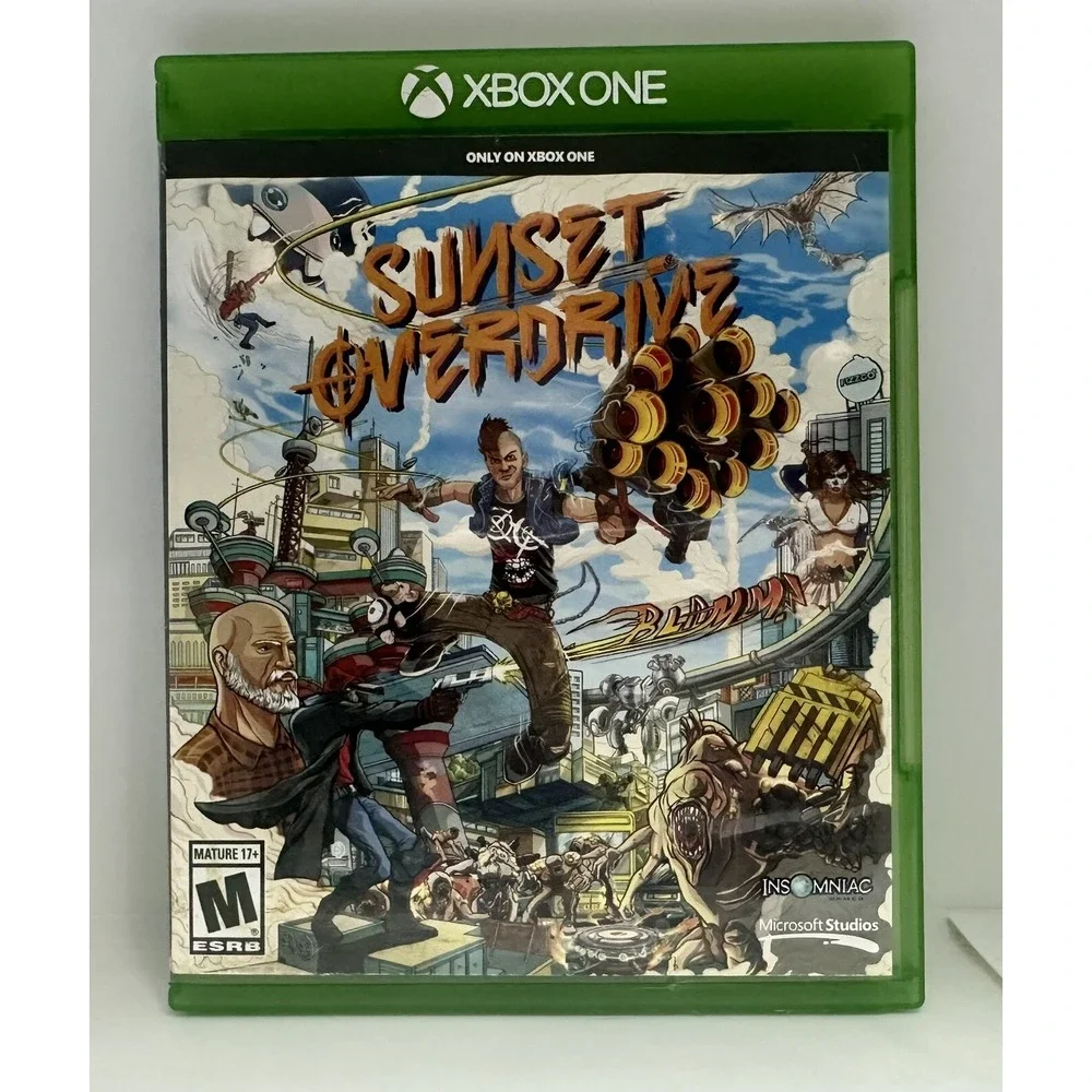 Sunset Overdrive Microsoft Xbox One, 2014, Excellent Disc, Works